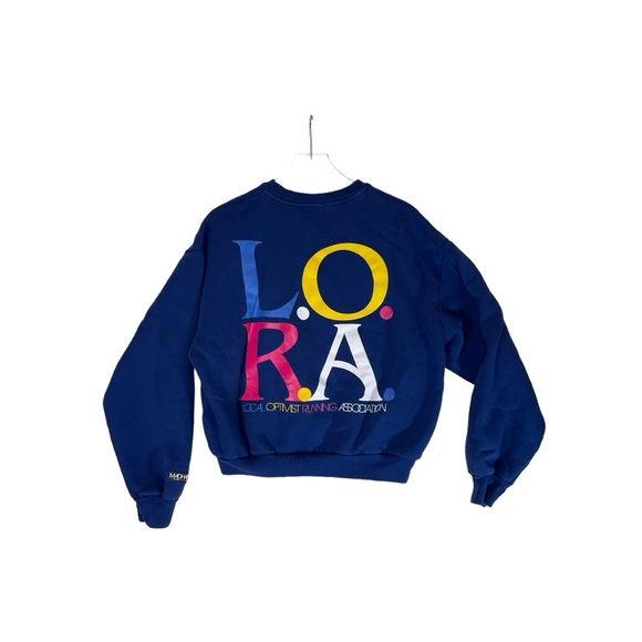 Madhappy Sweater Crewneck Blue L.O.R.A. Oversized XS - Picture 3 of 13